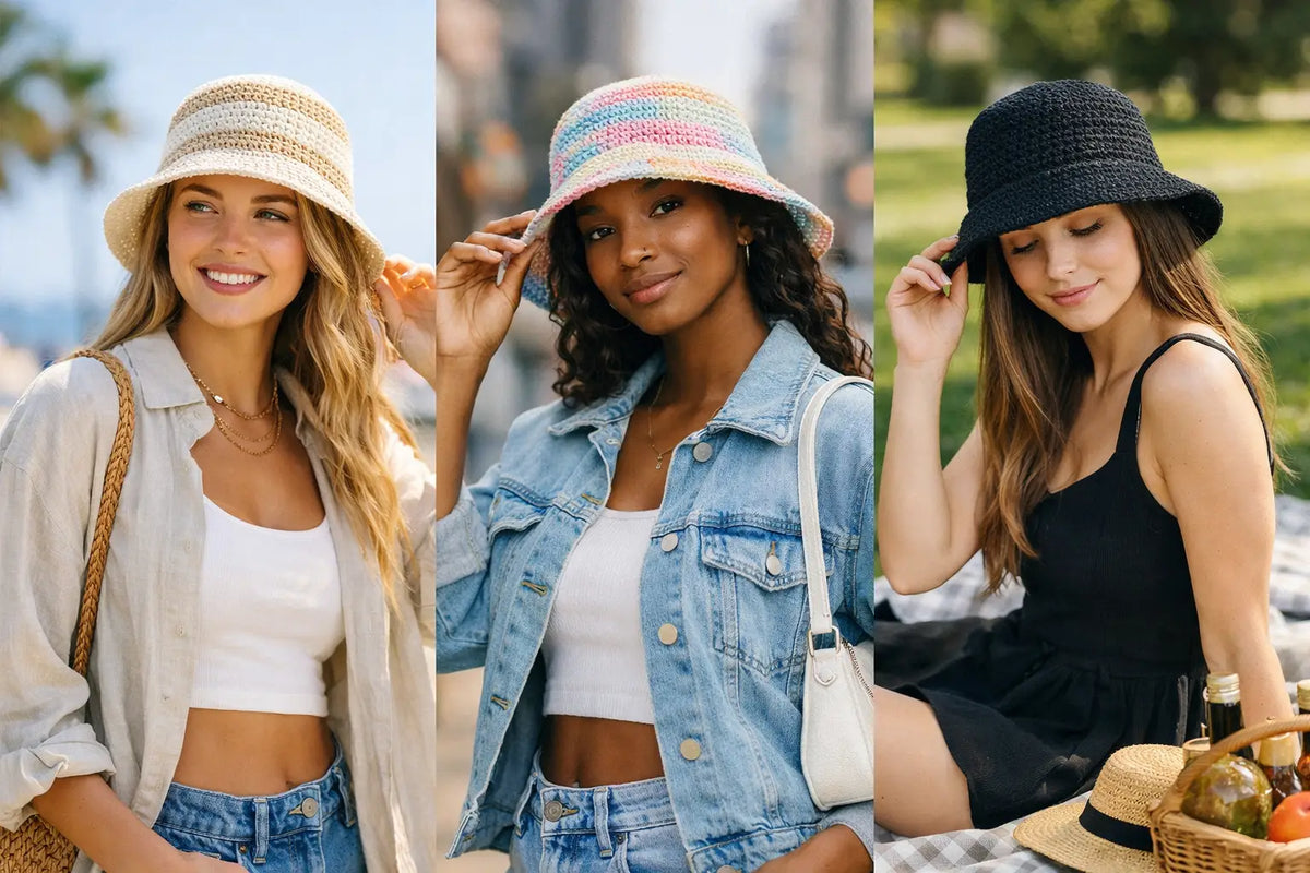 Crochet Bucket Hat Outfits for Every Plan