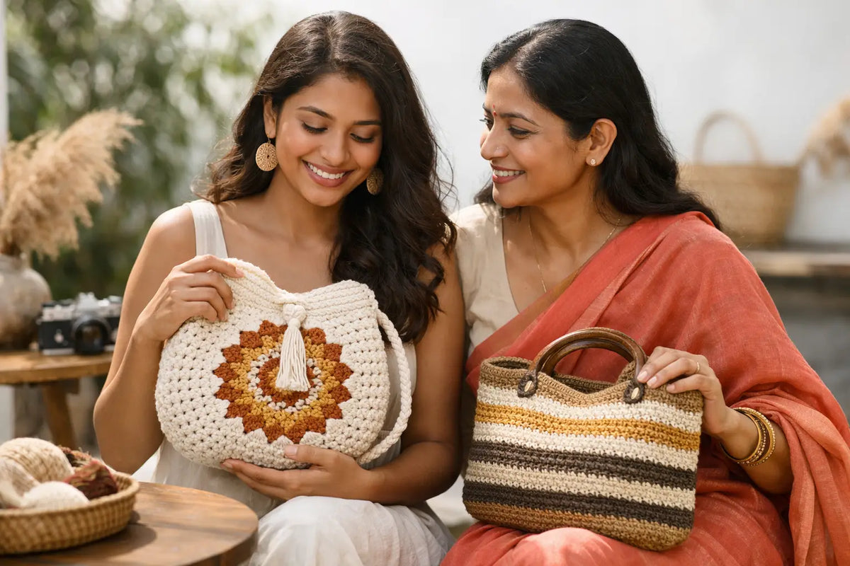 Handmade Crochet Bags With a Story to Carry