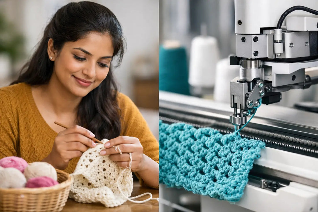 Handmade Versus Machine Crochet: What Changes?