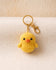 Crochet chick keychain bag charm