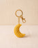 Crochet moon keychain bag charm