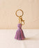Crochet tassel keychain bag charm