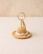 Crochet mini hat keychain bag charm