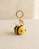 Crochet bee keychain bag charm