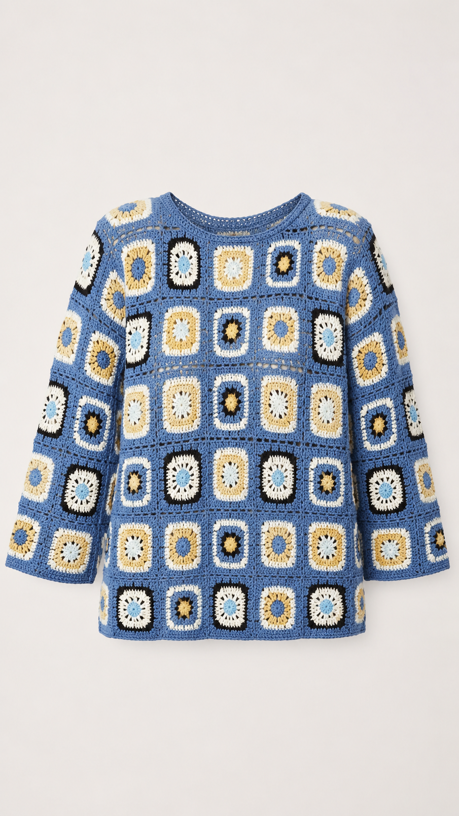 Crochet Floral Motif Top — view 5