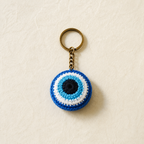 Crochet Keychain Gift Set - Blue Eye