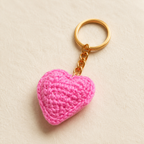 Crochet Heart Keychain - view 2