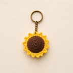 Crochet Keychain Gift Set - Sunflower