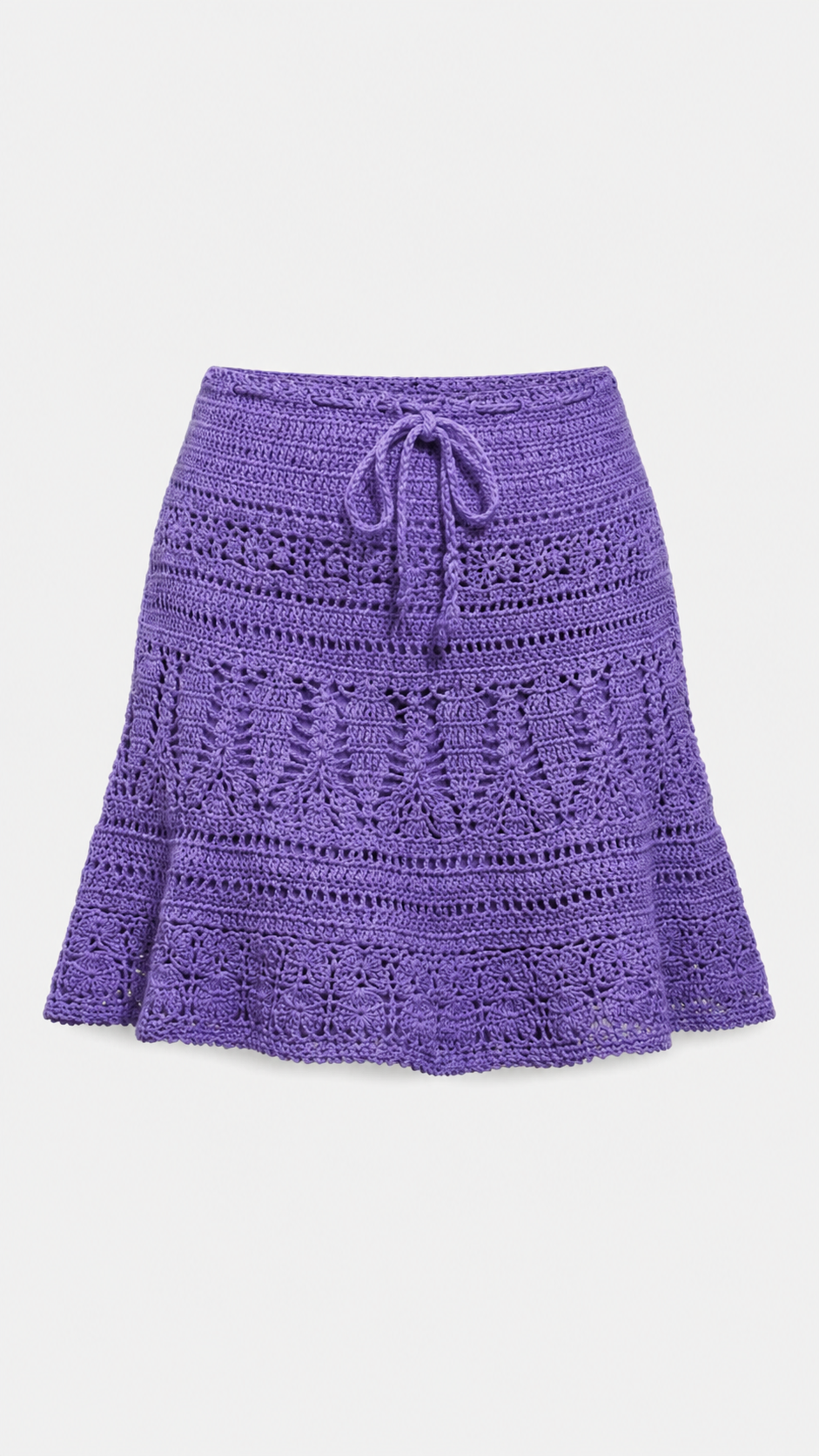 Crochet Drawstring Mini Skirt — view 5